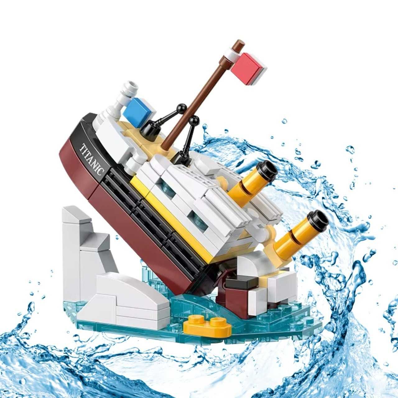 Titanic - model statku Klocki 290 elementów Statek 3D na Prezent