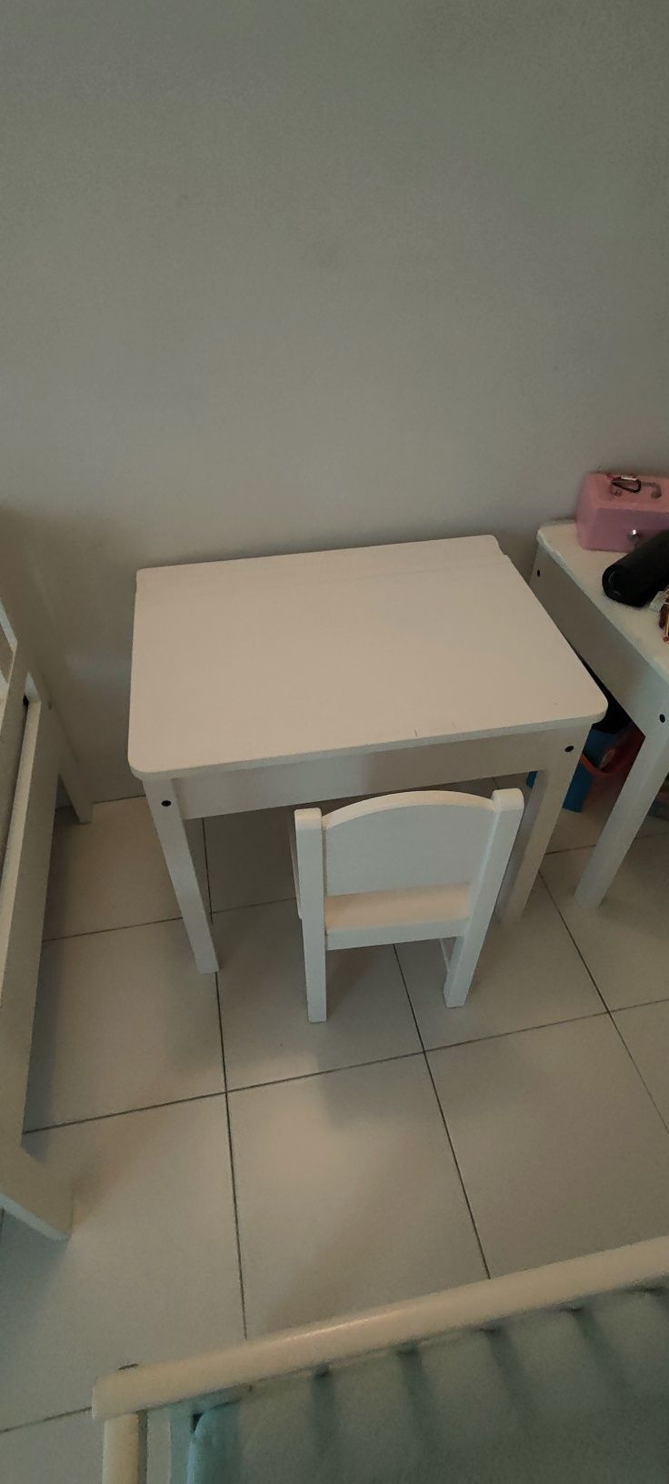 SUNDVIK Secretária p/criança, branco, 60x45 cm com cadeira SUNDVIK
Sec