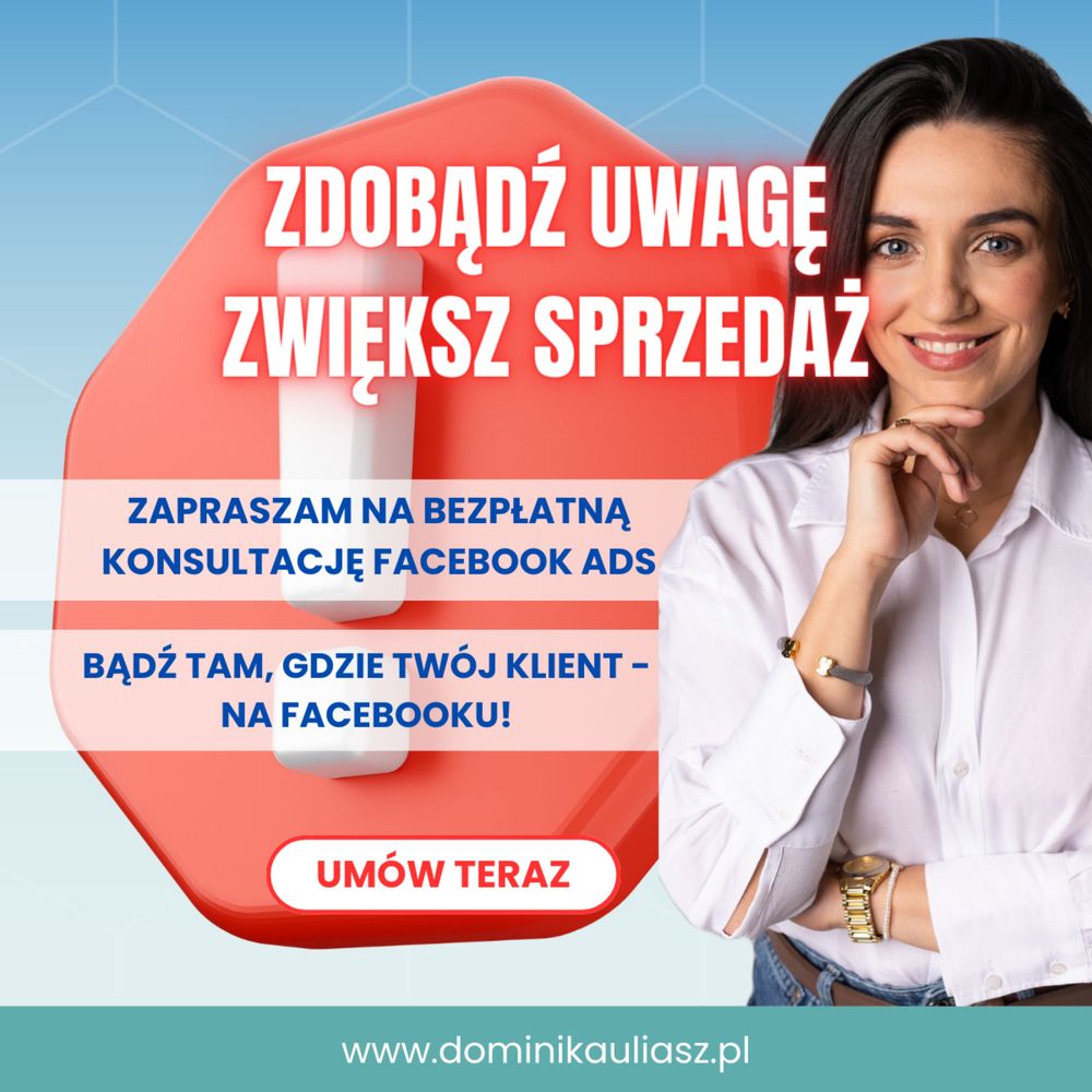 Facebook Ads - prowadzenie kampanii reklamowych/ konsultacja /audyt