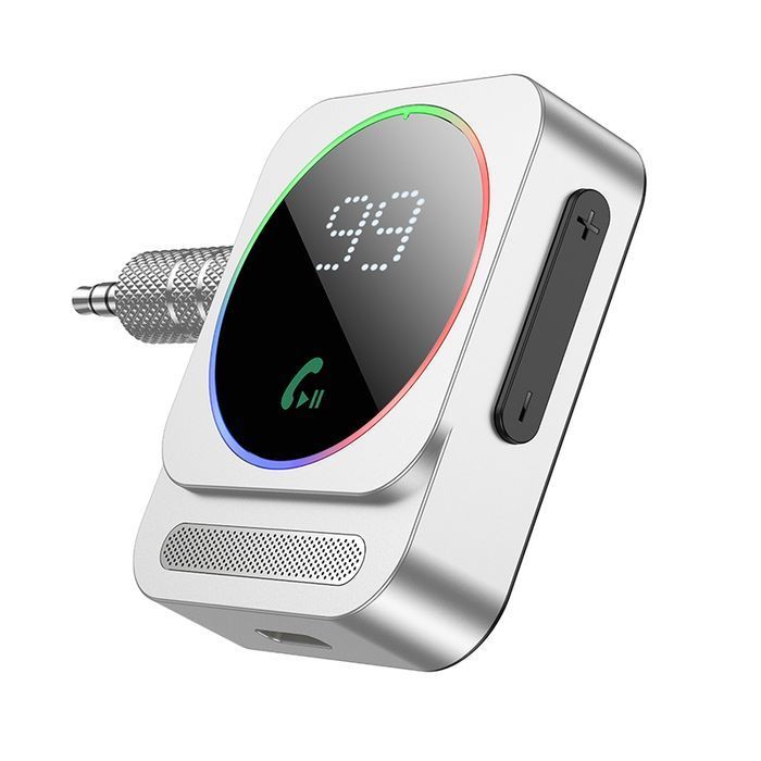 Borofone Odbiornik dźwięku Bluetooth AUX BC52 True Way srebrny