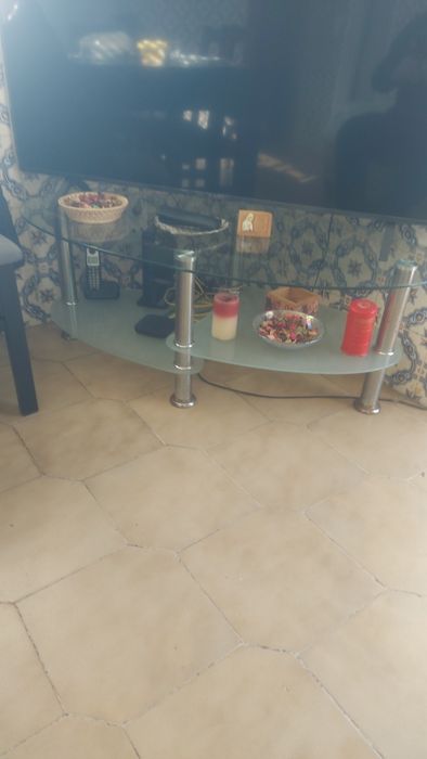 Mesa vidro para televisao