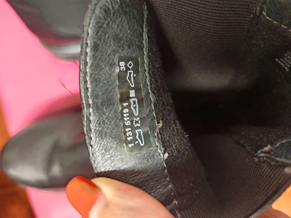 Botas pretas, Tamanho 38