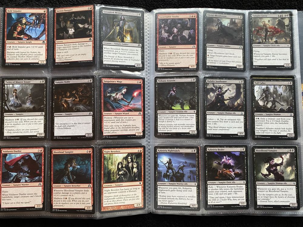 Vampire kolekcja 98 kart / commander / Magic the gathering