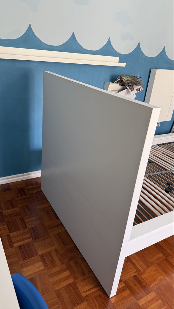 Cama 90x 200 Malm IKEA + Estrado LÖNSET