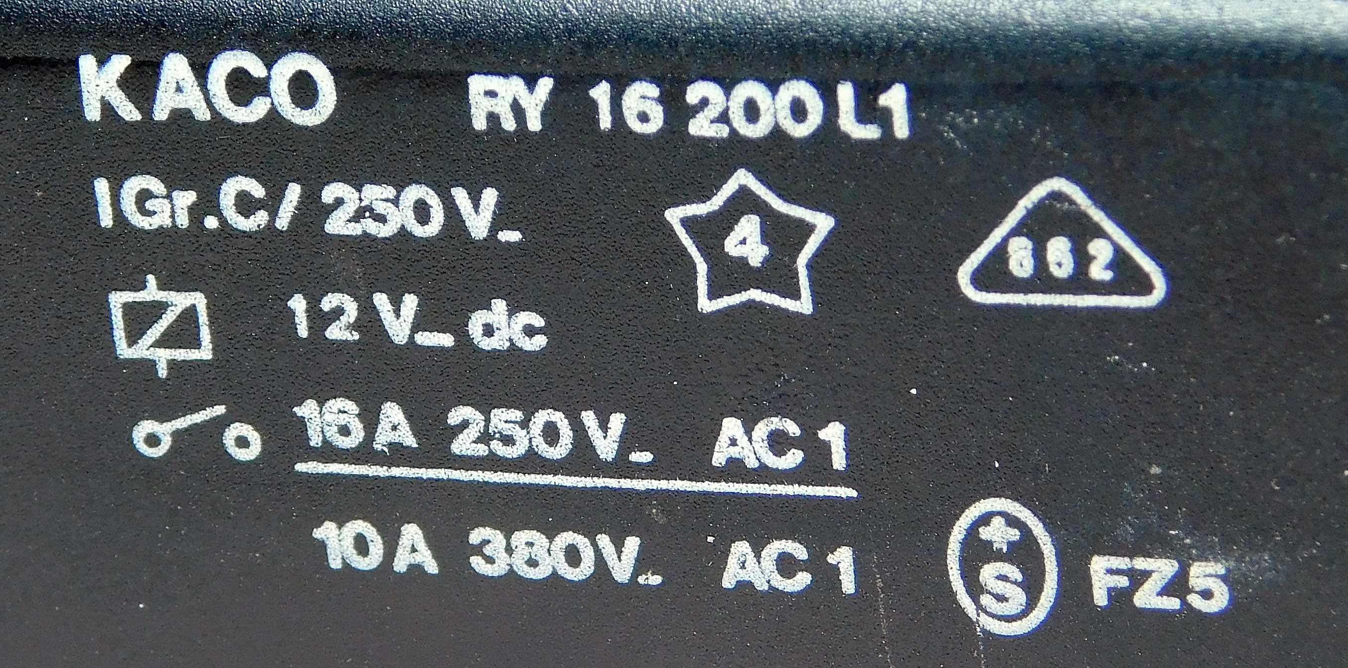 Przekaźnik 12V 16A RY 16 200L1 KACO [Rp]