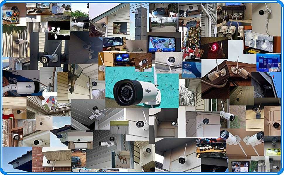 Kit Video Vigilancia * 8 Cameras Wi-FI * 2160P ULTRA HD * Exterior