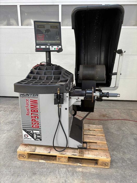 Wyważarka Hunter GSP9722 BMW test drogowy  laser pneumatyczny wał
