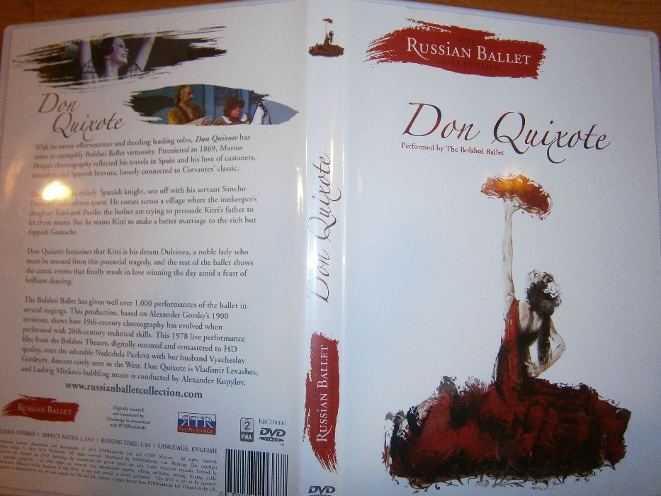 DVD - Don Quixote - Russian ballet