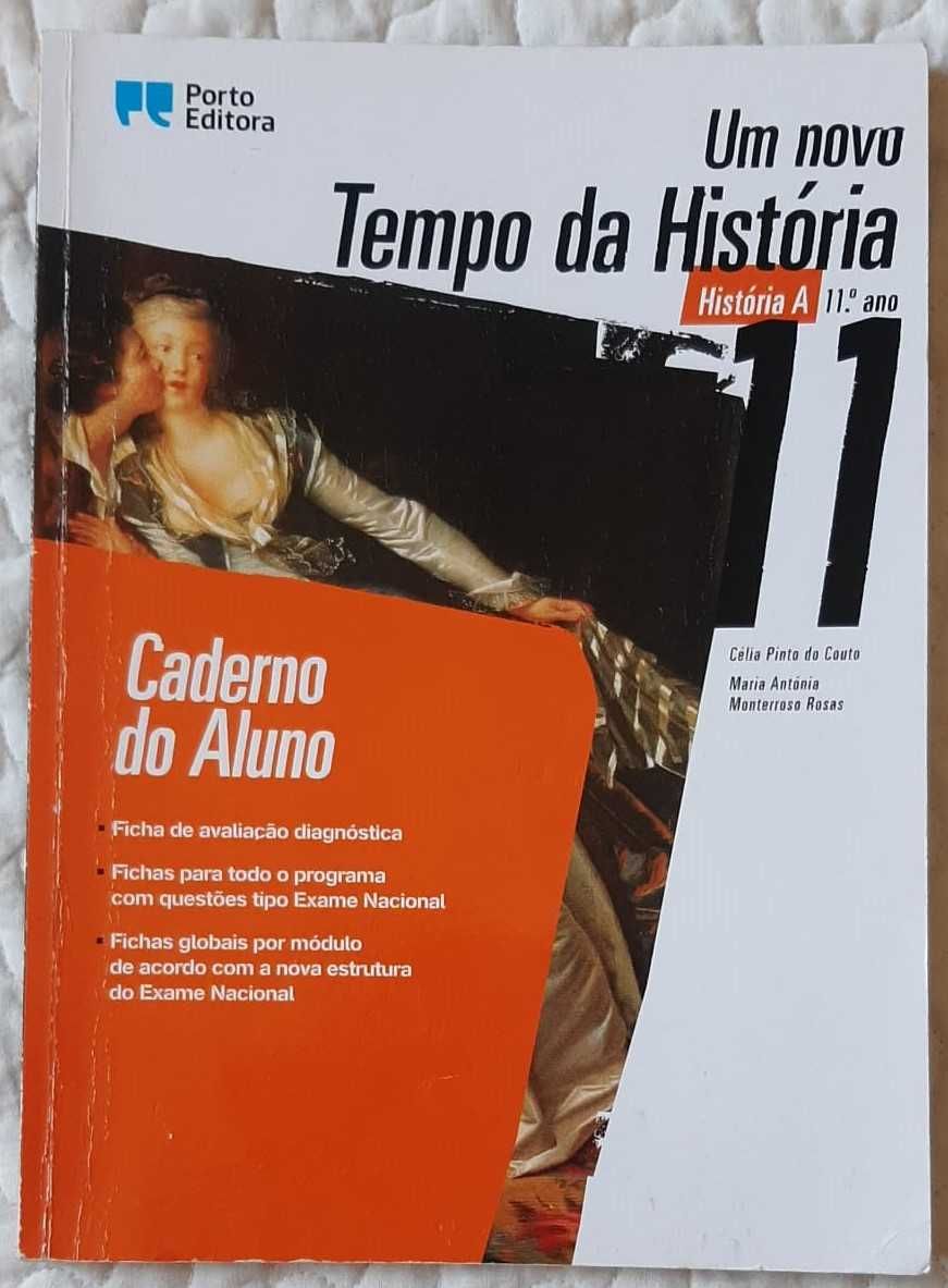 Cadernos História 11º, 12º e Xis 9º Mat, Cal Gráfica Casio FX-9750GII