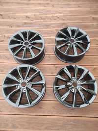 NOWE alufelgi SKODA 16" 5x100 Scala Fabia Rapid Octavia - Czarne