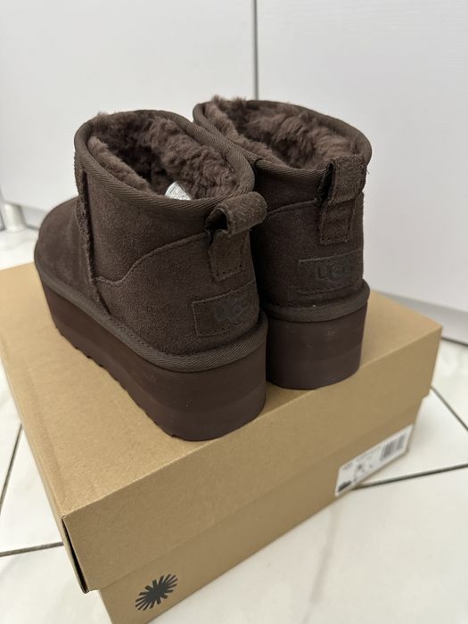 Оригінал! угги шоколадні ugg classic platform us8 39(25)