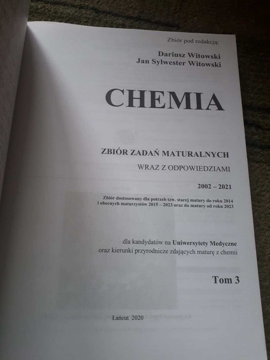 "Chemia" Witowski wyd. 2020