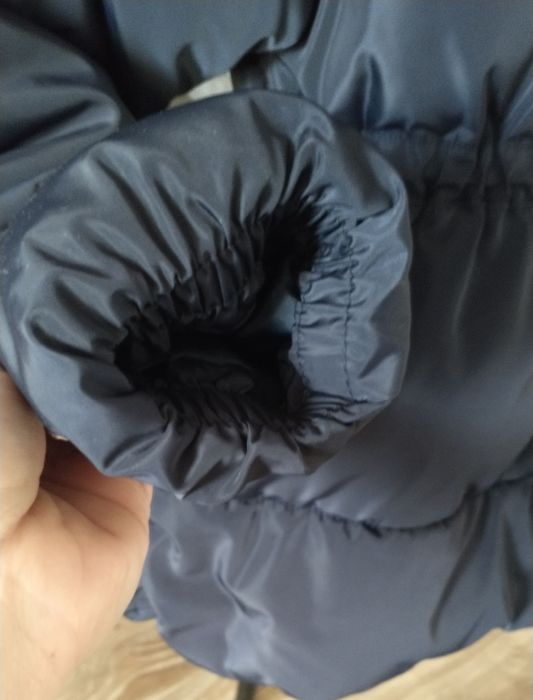 ZARA kurtka zimowar r.140 granatowa