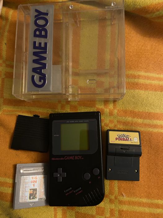 Gameboy Classic etui, gra pokemon pinball stan kolekcjonerski