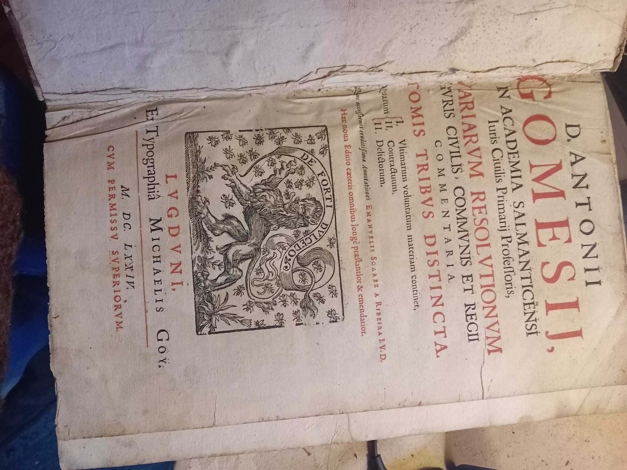 Antonii Gomezii, Variarum Resolutionum iuris 1674
