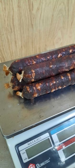 Колбаса домашняя сырокопченая