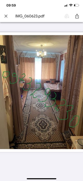 Продам кімнату  по вулиці В.Симоненка, 23