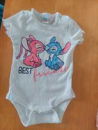 Disney Baby Body krótki rękaw 62 Stich