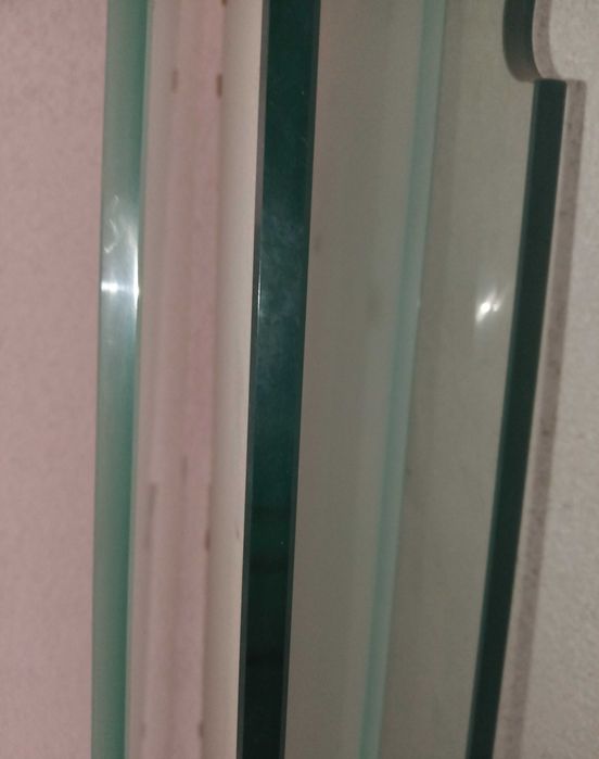 Матове скло (8 мм), Прозоре скло (10 мм):