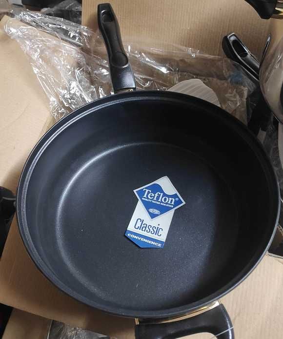 Garnki jumbo Frico 12 el patelnia teflon indukcja gaz