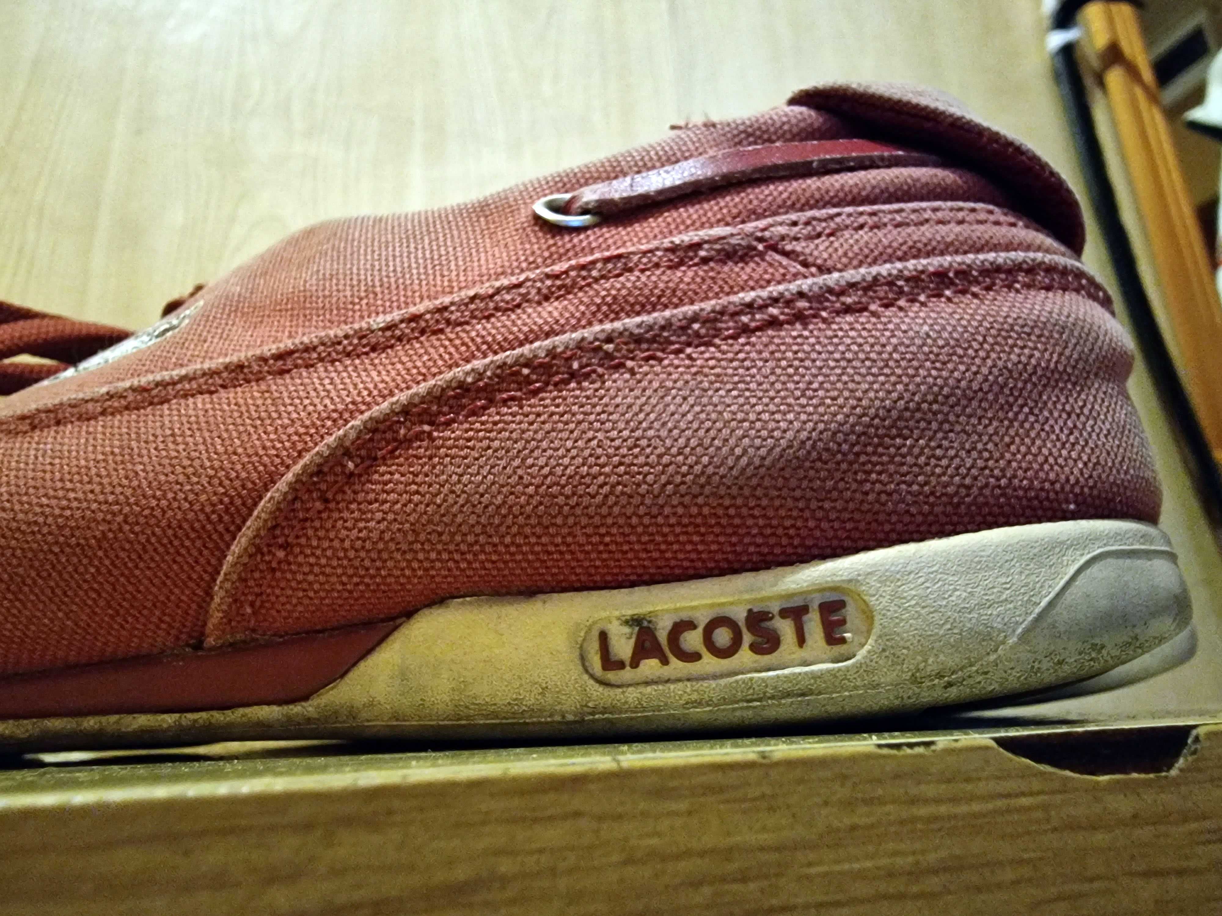 Buty Lacoste na lato 30zł 43 rozmiar logo dookoła buta