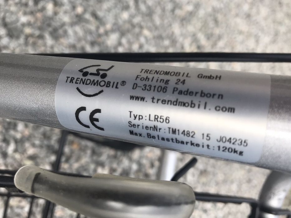 Aluminiowy balkonik chodzik składany