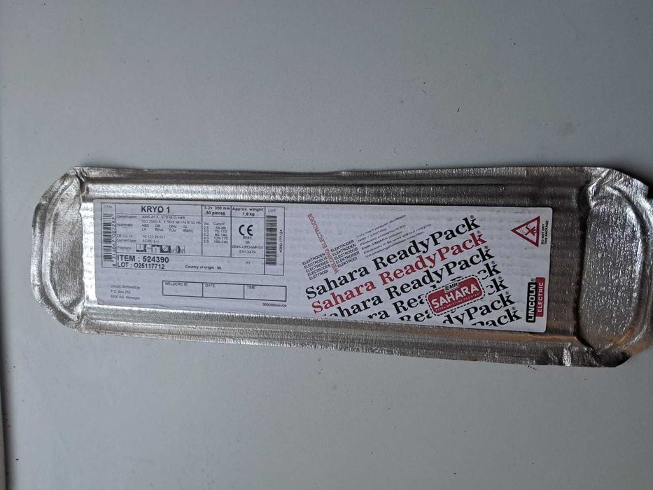 Elektroda zasadowa Lincoln   KRYO1  E7018  oraz  JUNGO