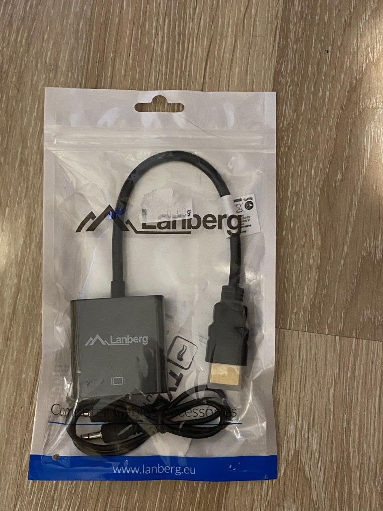 Adapter HDMI na VGA z audio