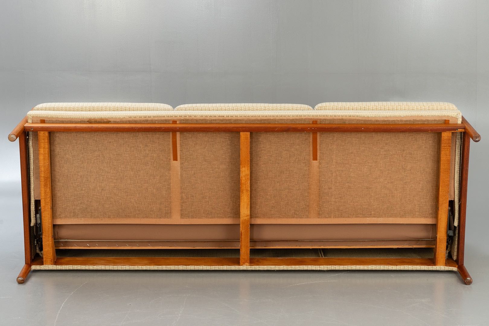 Sofa 3-osobowa | rama z drewna tekowego | Dania 1960s