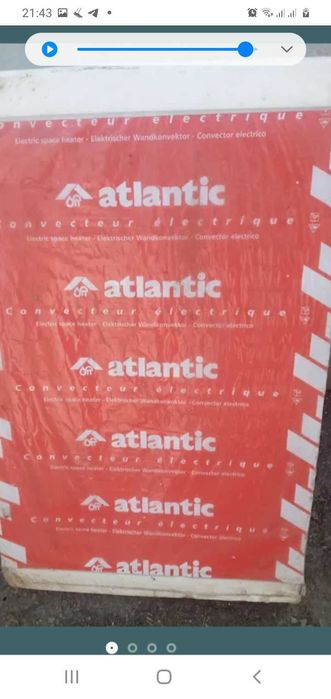 Конвектор электрический, Обогреватель (батарея) электрический Новый