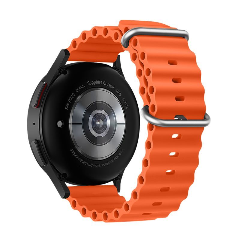 Pasek Silikonowy Fs01 Do Samsung Watch 22Mm Pomarańczowy