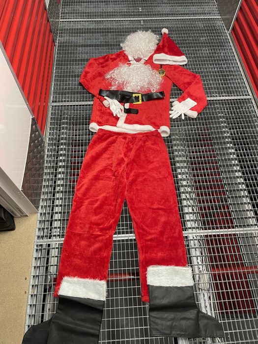 Strój/przebranie z pluszu Święty Mikołaj/Gwiazdor/Dziadek Mróz