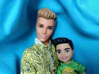 Ken + mały brat Mattel / Zestaw lalek Barbie