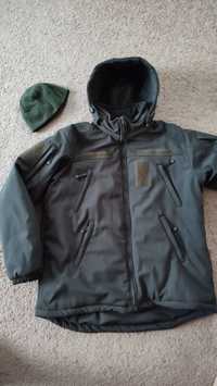 Куртка військова софт-шелл олива демісезонна осінь-зима
