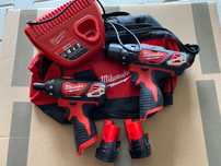 Milwaukee zestaw m12 NOWY wkretarka zakretarka