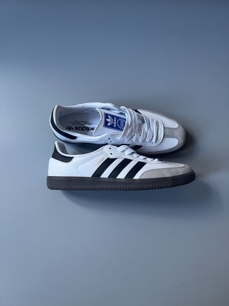 Кросівки Adidas samba OG самба білі кеди