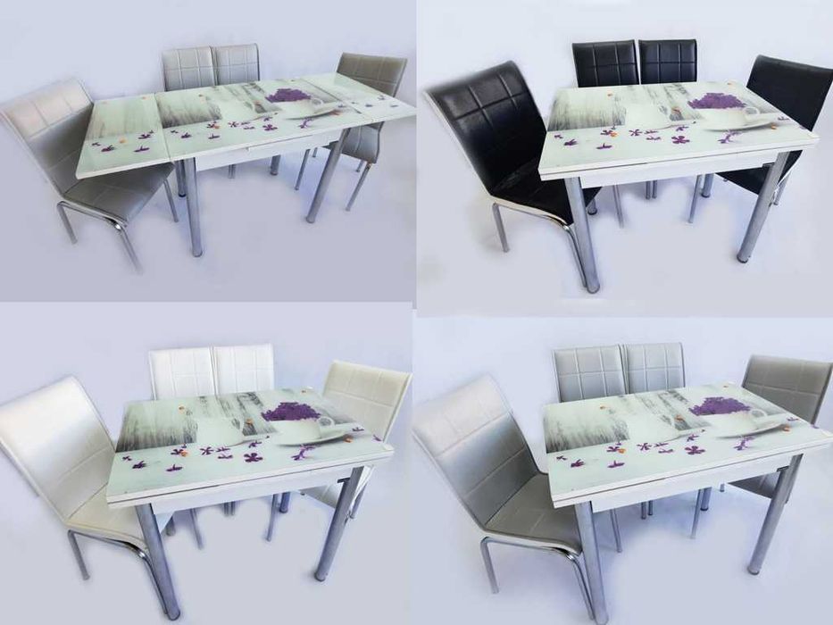 Столы и стулья на кухню, кухонные столы и стулья, кухонні столи