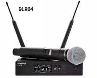 Zawodowy mikrofon bezprzewodowy QLXD4 dla DJ zespołu kościoła