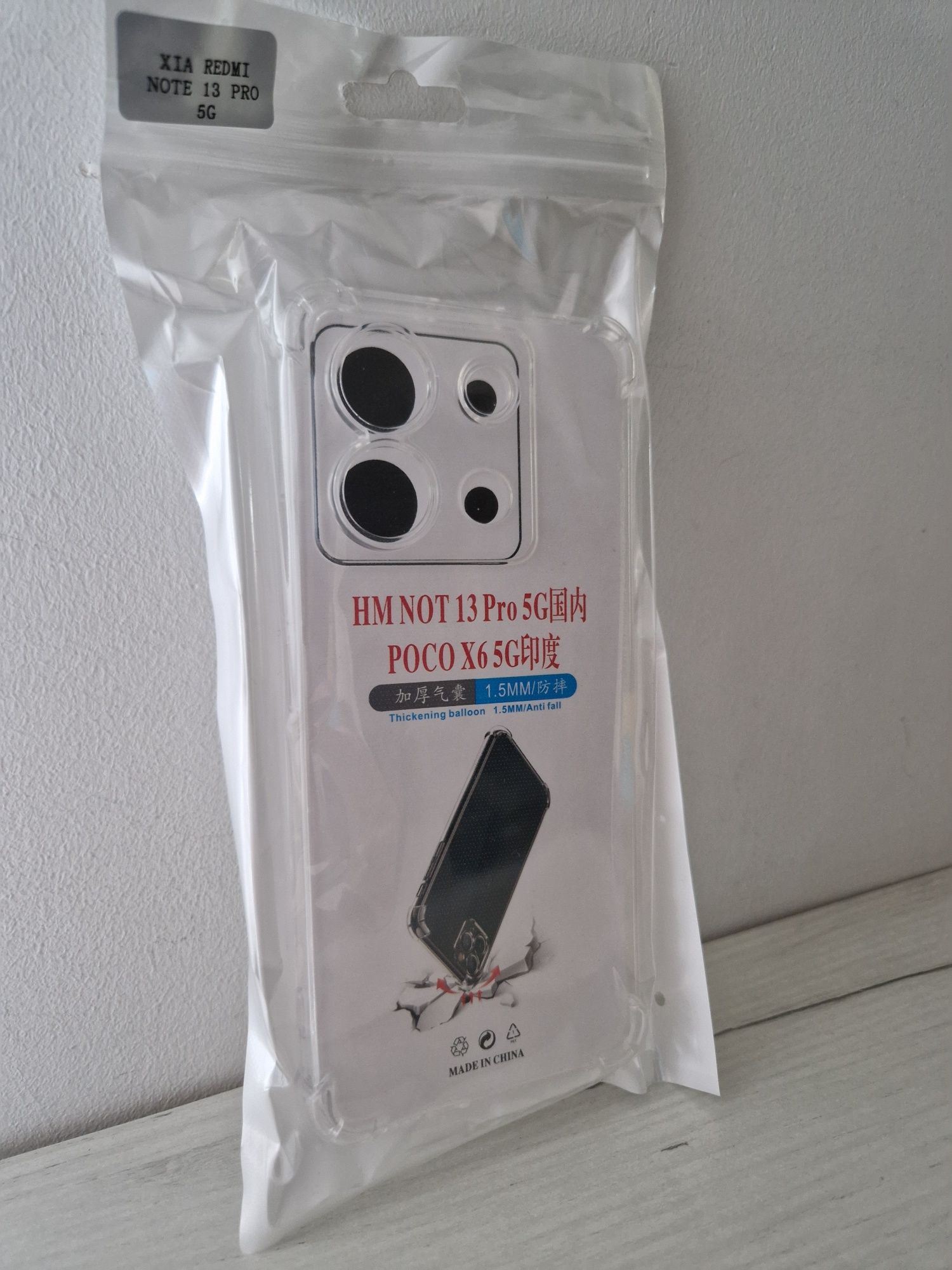 Clin Anti Shock 1,5mm do XIAOMI REDMI NOTE 13 PRO 5G Przezroczysty