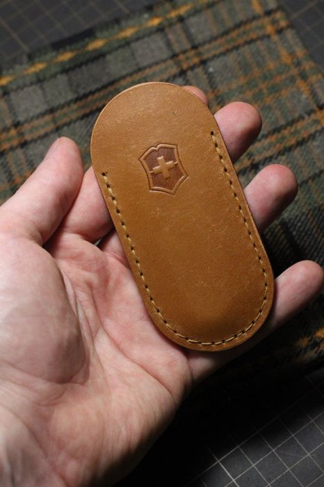 Чехол из натуральной кожи для victorinox 91 mm wenger knipex sog