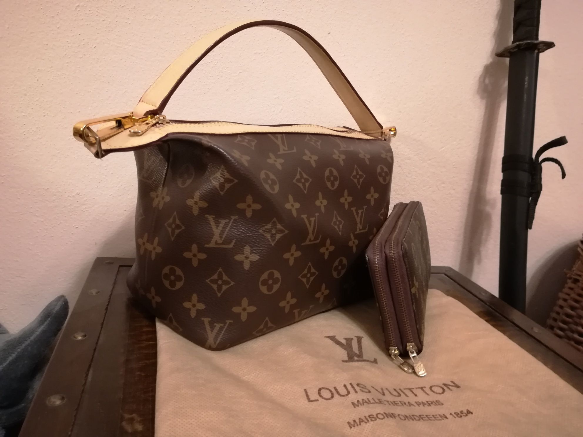 Mala e porta documentos Louis Vuitton