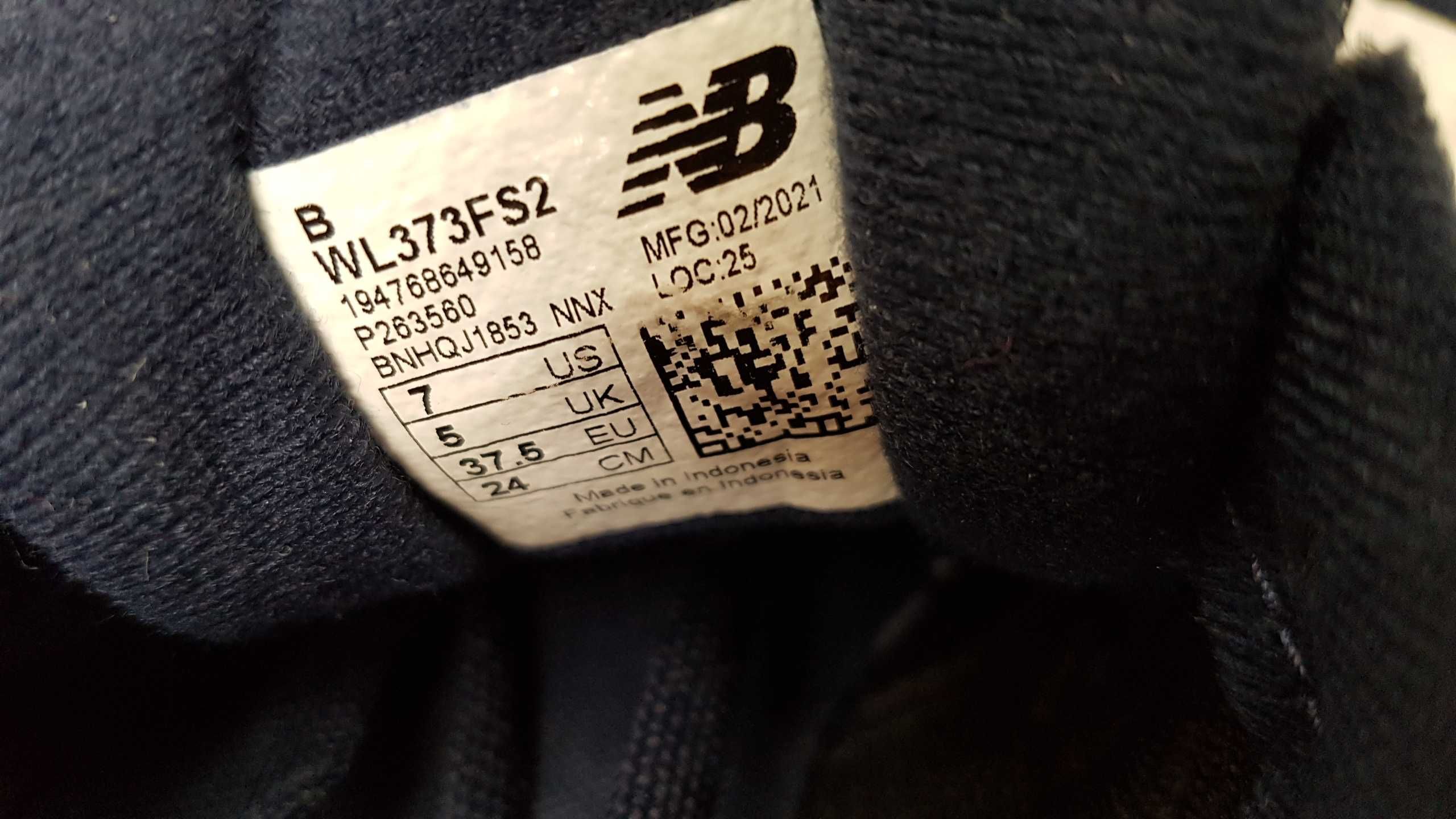Buty / sneakersy NEW BALANCE WL373FS2