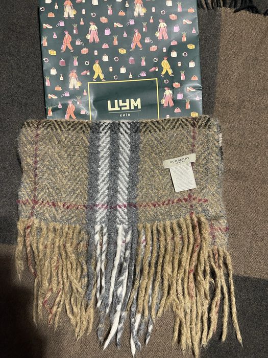 Шарф Burberry зимовий