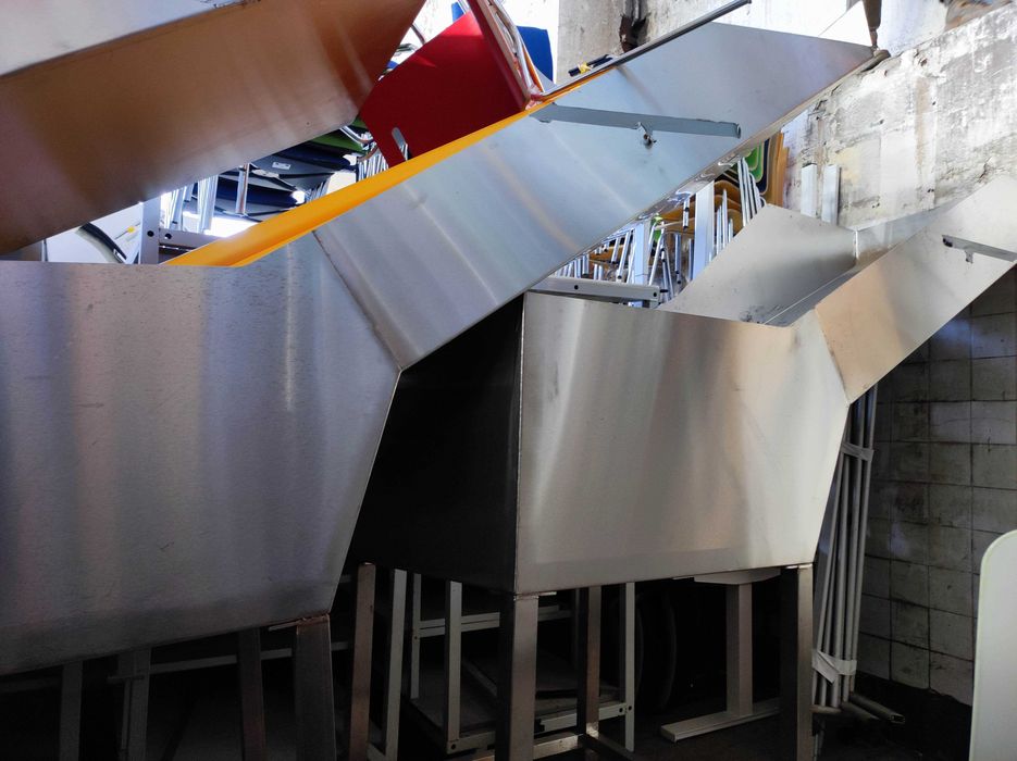 Zsuwnia blacha stal nierdzewna