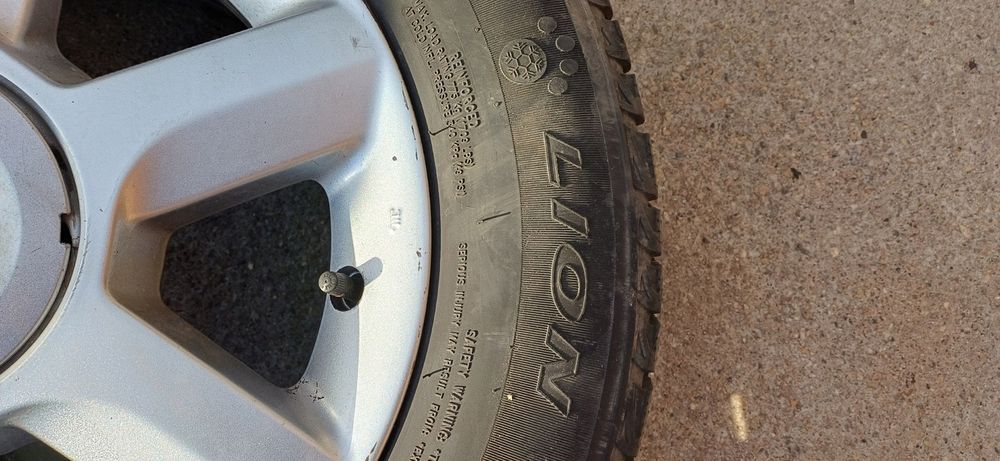 Koła felgi 15 fiat ulysse II 2 opony zimowe wywazone 205/65 r15 6mm