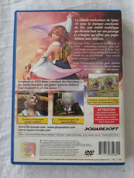 Final Fantasy X (Sony PlayStation 2, PAL, Complete, Tested)