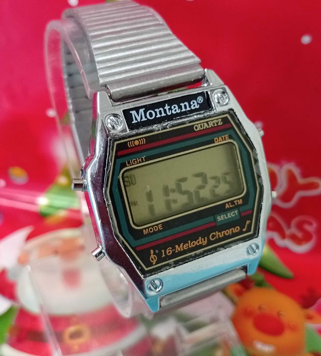 Montana - Kolekcjonerski zegarek z czasów PRL-u . nie noszony,sprawny