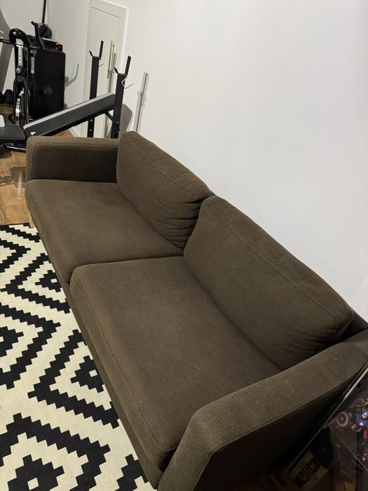 Vendo sofa ikea 3/4 lugares castanho