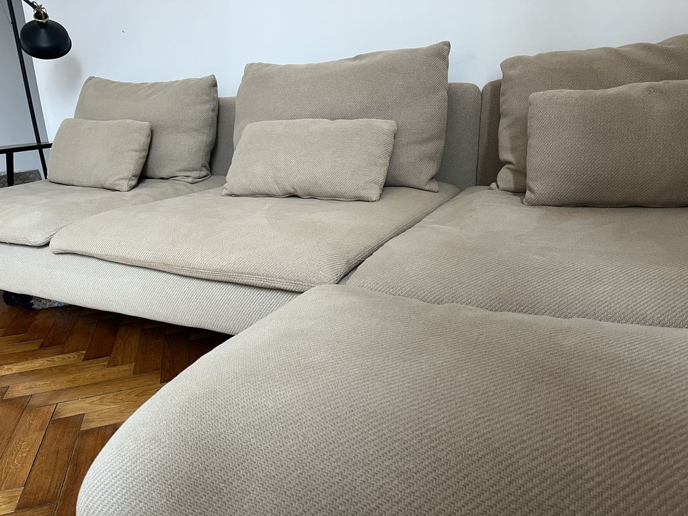 Ikea Soderhamn Sofa 4-osobowa, dwa pokrycia.