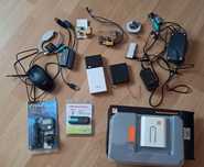 Złom komputerowy elektroniczny, dyktafon powerbank zasilacz